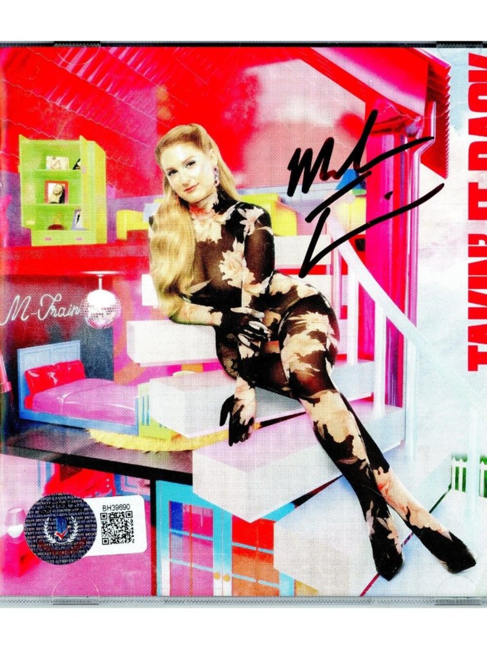 Meghan Trainor Signed CD Takin It Back Beckett BAS COA Pop